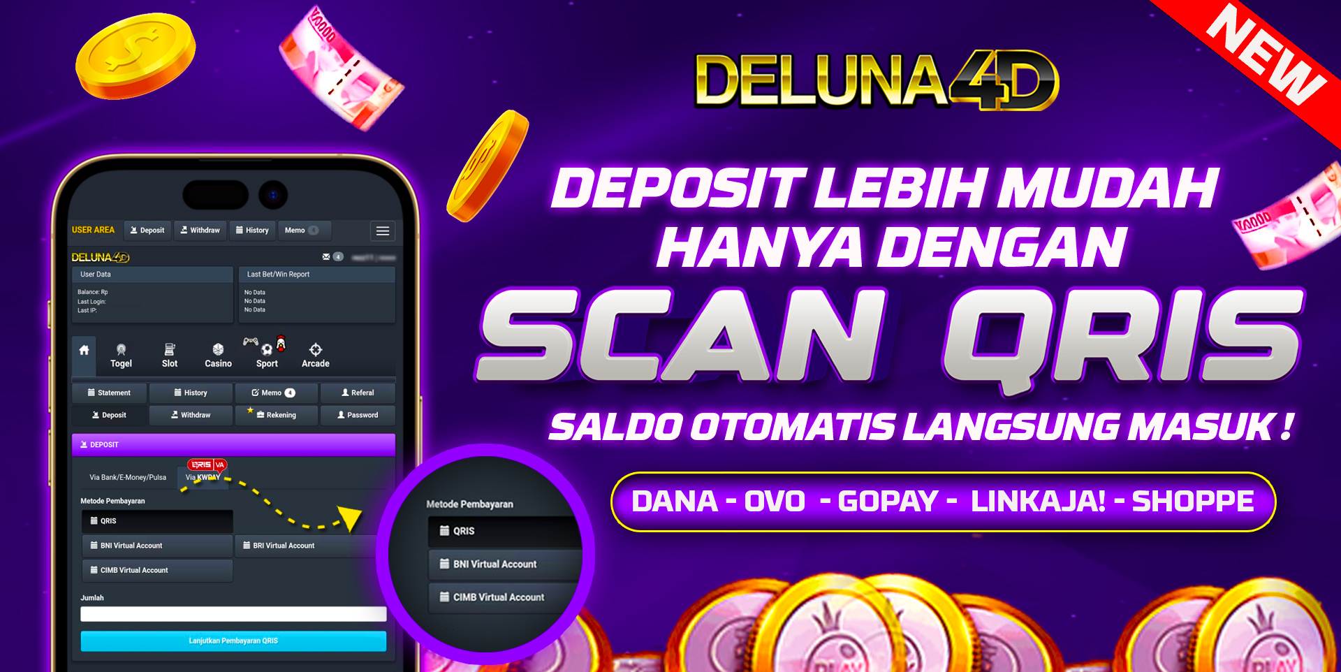 DELUNA4D - LOGIN KE SITUS SLOT ONLINE PALING CUAN SERVER ANTI RUNGKAT